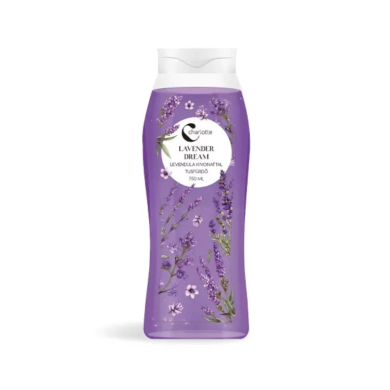 Charlotte tusfürdő Lavender Dream levendula olajjal 750ml