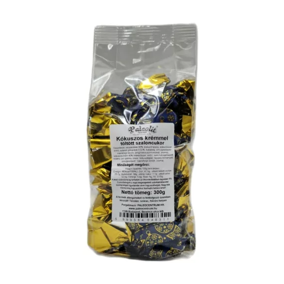 Paleolit kókuszos krémmel töltött szaloncukor 300g