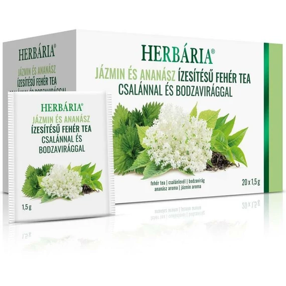 Herbária Jázmin és Ananász ízesítésű fehér tea 30g