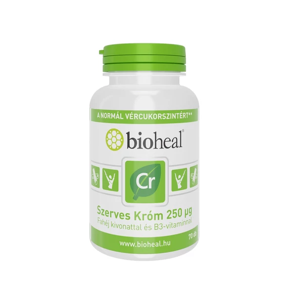 Bioheal Szerves Króm 205 mikrogram 70x