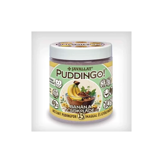 Javallat Puddingo Banán-csokoládé 300g