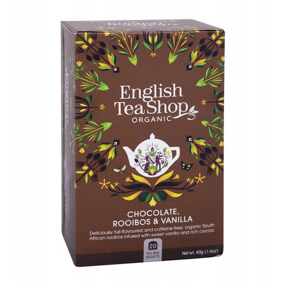 ETS 20 Rooibos Kakaó és vanília bio tea 20x