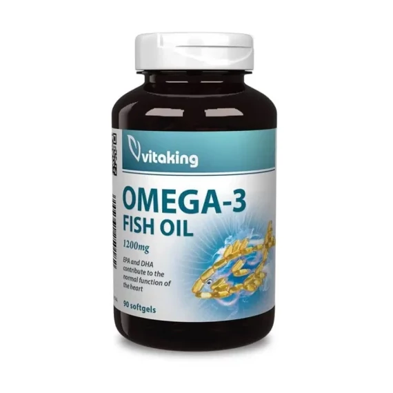 Vitaking OMEGA-3 halolaj 1200mg 90db
