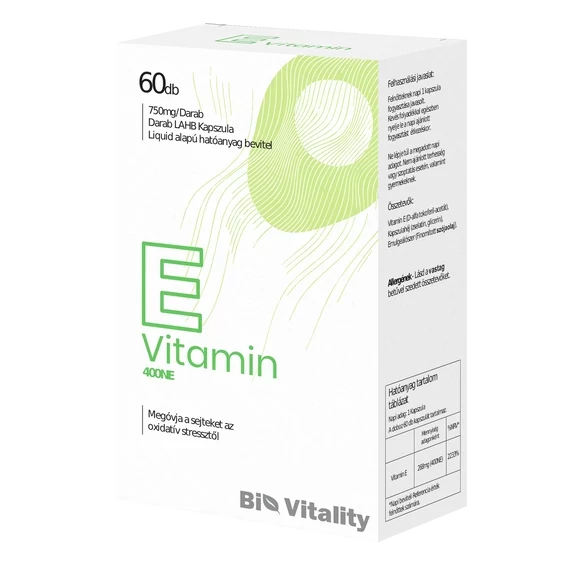 Bio Vitality E-vitamin 400 NE 60x