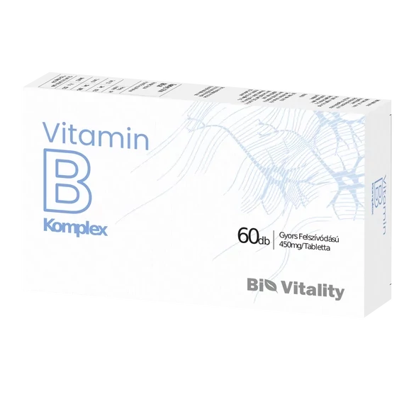 Bio Vitality B-komplex 450mg/filmtabletta 60x
