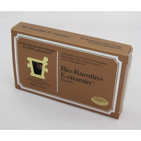 Bio-Karotin+E vitamin kapszula 390mg 60x