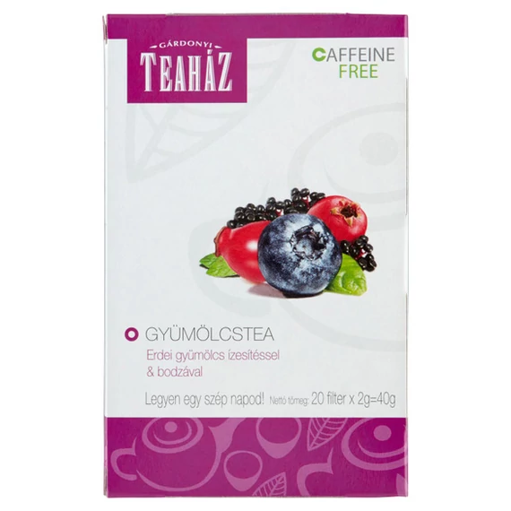 Gárdonyi Teaház 20x erdei gyümölcs bodzával 20x