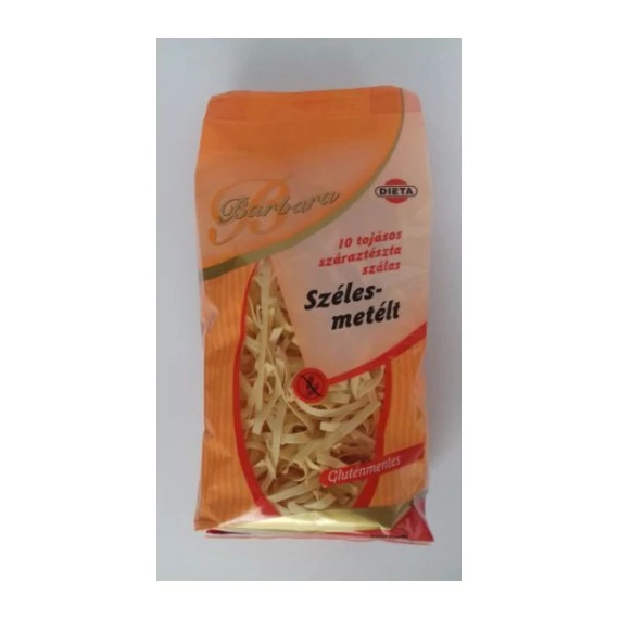 Barbara gluténmentes tészta szélesmetélt 200g
